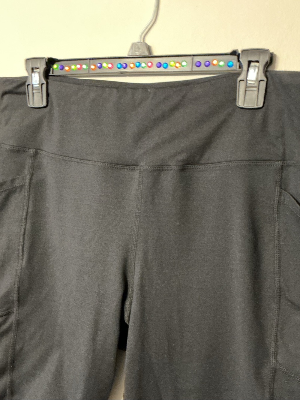 Rise by LulaRoe Black Biker Shorts - Picture 3 of 8